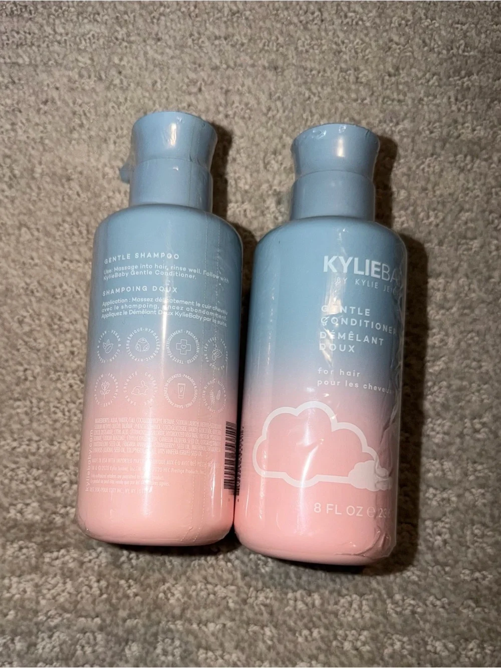 KYLIE Cosmetics Baby Gentle Hair Duo Shampoo and Conditioner